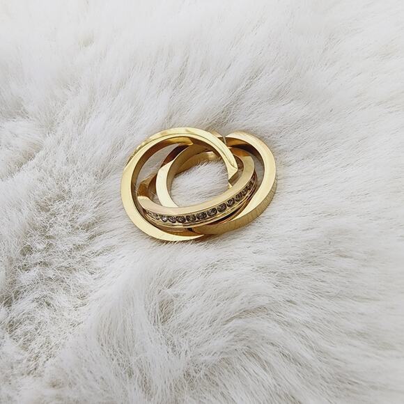 Vita Fede Jewelry - NEW Vita Fede Cassio Ring 24K Gold Plated Stackable Pave Swarovski Crystal Ring